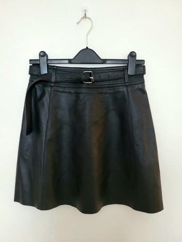Massimo dutti leather skirt - leather,