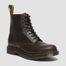 Dr Martens 1460 Pascal Boots - All Sizes Available - Dark Brown (Dark Taupe)