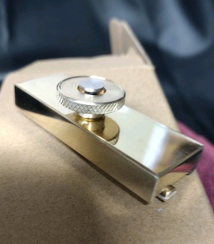 Ultra thin brass capo dobro - thin,