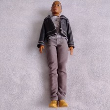 Barbie Ken Doll Black Ken in Trousers & Top and Jacket Ken Male Doll Mattel 