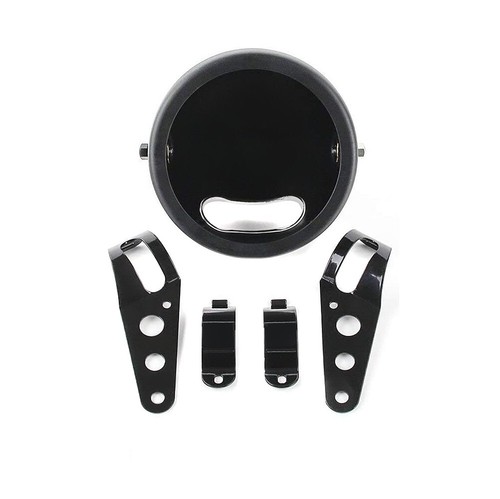 Motorcycle headlamp housing