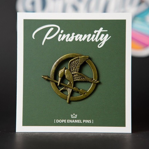 Bronze mocking jay enamel - mocking,