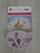 Karen Davies Sleeping Baby Mould Cake Decorating Sugarcraft Silicone Mould