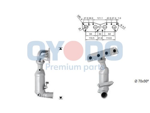 Catalytic converter fits mini - catalytic,