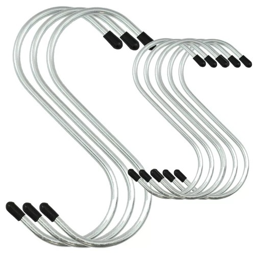 Rubber end hooks large - rubber, s