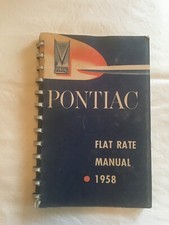 1958 Pontiac Flat Rate Manual