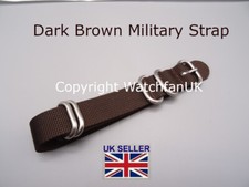 Brown Military Watch Strap