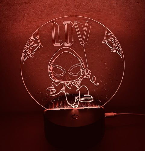 Ghost spidey themed led - ghost,