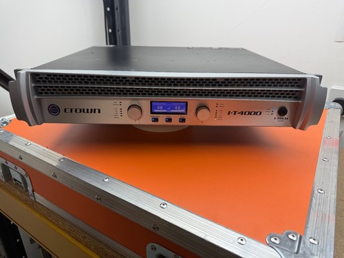 Crown tech 4000 dsp power - i-tech,