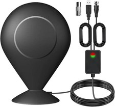 Indoor TV Aerial Digital 4K 1080P 360° Reception High Gain Strong Signal