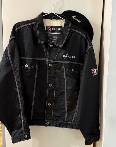 Kangol unisex black jacket and