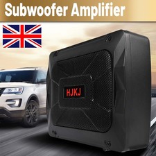10" 1200W Active Underseat Car Bass Box Audio Subwoofer Sub Speaker Amplifier UO