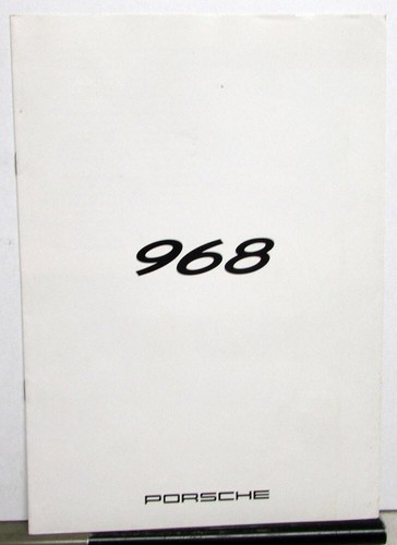 1991 porsche 968 foreign - 968,
