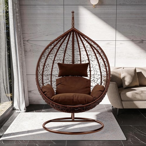 Hanging rattan egg - hanging,