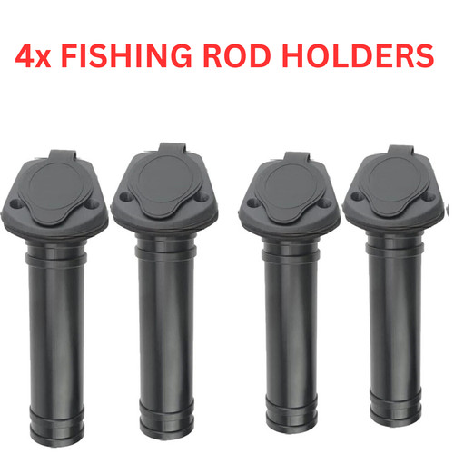 Flush installed fishing rod - 4x,