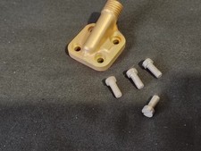 AJS MATCHLESS CRANKCASE OIL OUTLET OIL SUPPLY  SCREWS  ONLY 4 3 BA  CHEESE HEAD