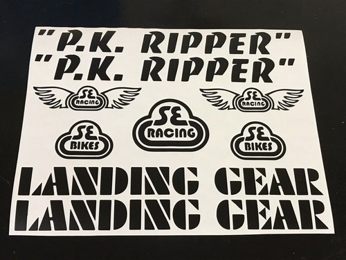 Ripper bmx decals - decals, stickers