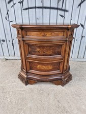1 Vintage Antique of Solid Wood bedside table Pine 3 Drawer 