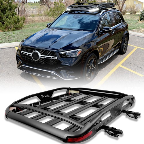 Roof rack cargo basket - roof,