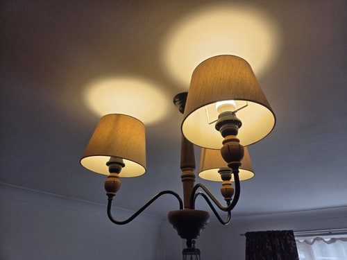 Rustic wooden 3 light - , 3-light