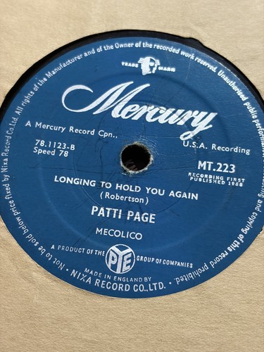 Patti page longing hold you - page, to