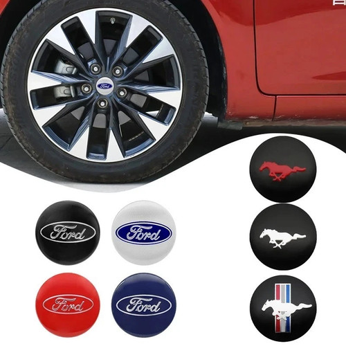 56mm blue ford alloy wheel - blue,
