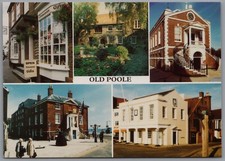 Views of Old Poole Dorset England Multiview Postcard