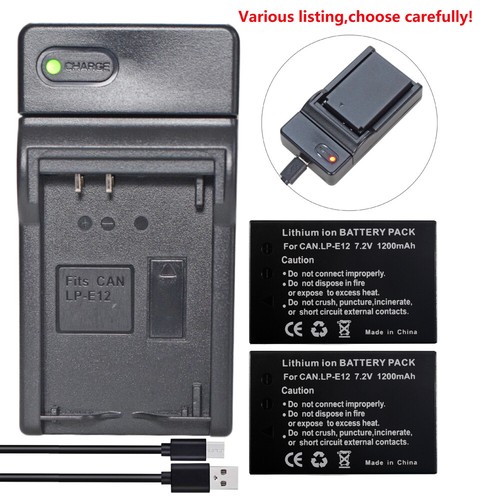 E12 battery charger for - lp-e12,