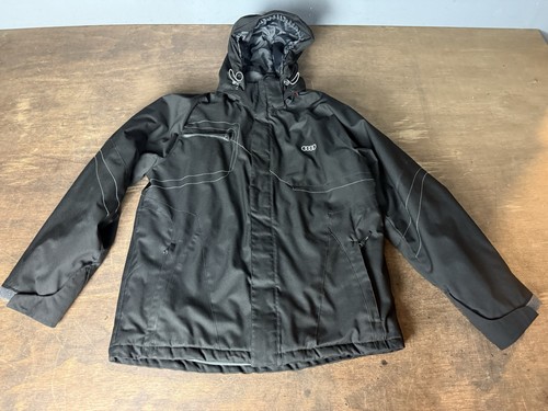 Audi hooded black jacket - audi,