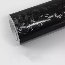Forged Carbon Black Vinyl Wrap