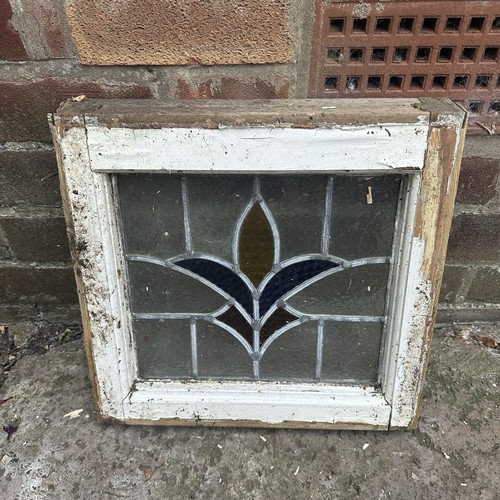 Vintage leaded stained - leaded, glass