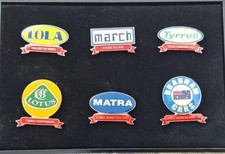 3M Exclusive Edition Car Racing Marques 6 Lapel Pin Badge Collection (Set 4)