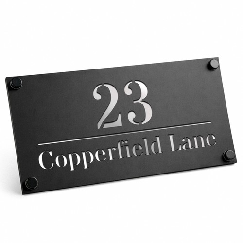 House number plaques - plaques,