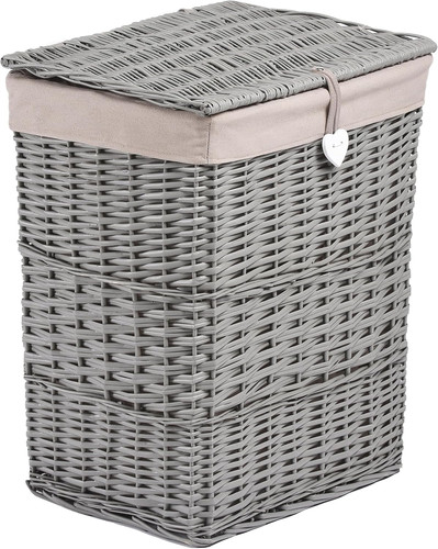 Laundry wicker basket with - laundry,