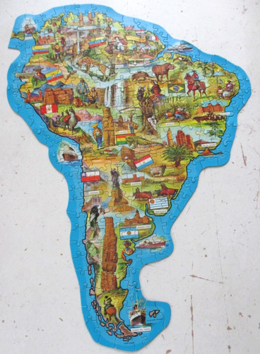Vintage waddingtons jigmap - jigmap,