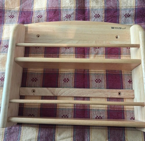Wooden tier spice rack - 2,