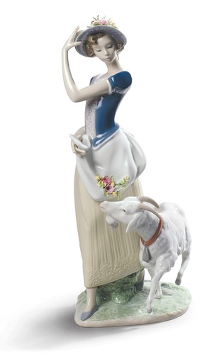 Lladró young shepherdess - lladrÓ,