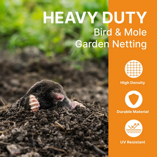 Heavy duty garden netting - heavy-duty, |