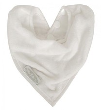 Silly Billyz Towel Bandana Bib (White)