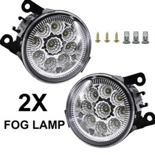 2x LED Front Fog Light Lamps