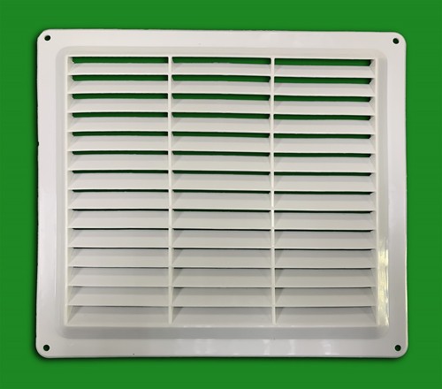 Fixed louvre white air vent - fixed,