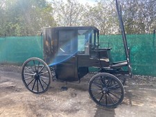 Brougham Vintage Horse Drawn Cart Carriage Stage Coach - Wedding Funeral ETC