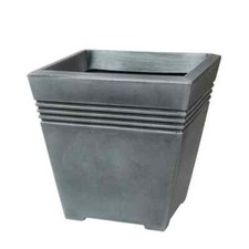 34cm Tall Pewter Plant Pot
