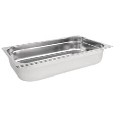 Gastronorm Pan 1/1 Full Size Bain Marie Pot Stainless Steel Choose Depth