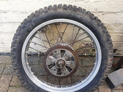 Jawa complete rear wheel - jawa,