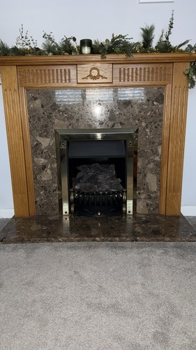Fireplace marble hearth - marble,
