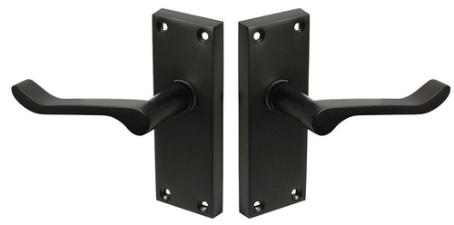 Victorian scroll matt black - scroll,