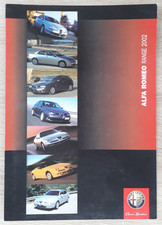 Alfa Romeo Range Brochure 2002