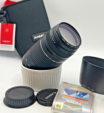 Canon EF 75-300mm F4-5.6 Autofocus Zoom Lens MK III USM UV Hood New Pouch 