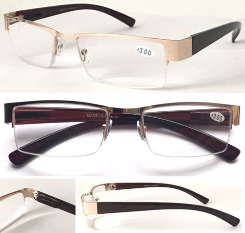 Mens semi rimless - mens, semi-rimless